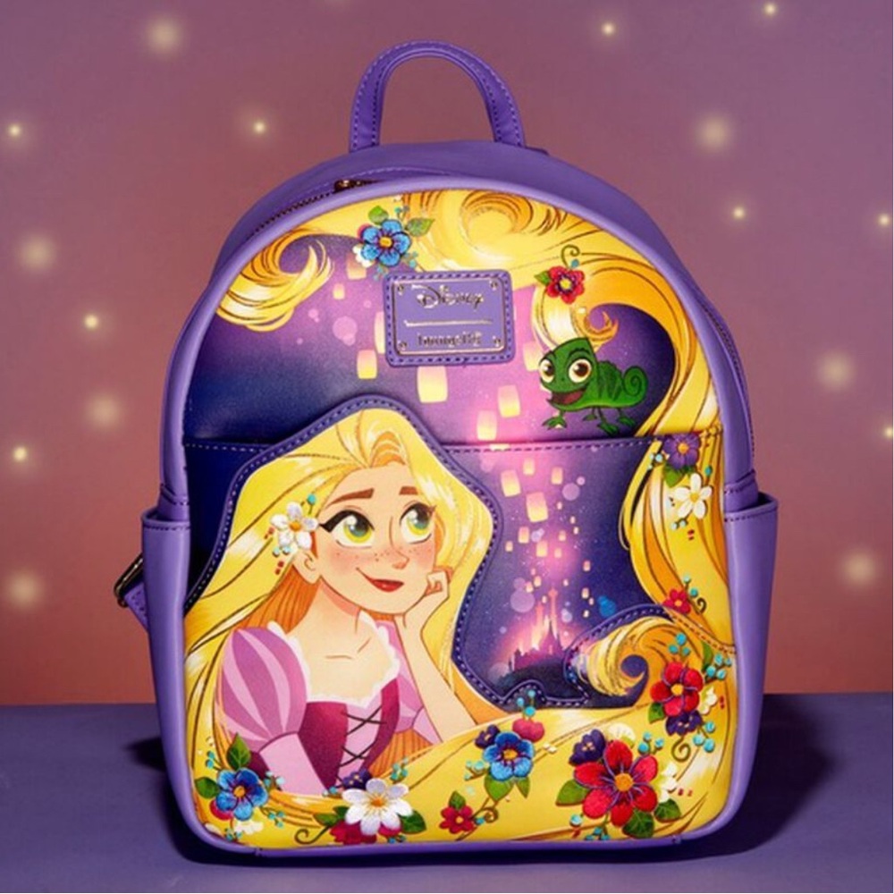 Loungefly Disney Rapunzel Best Day Ever Limited Edition Mini Backpack NWT